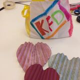 Bastelecke mit Ingrid Konert (kfd Höven) und Mechthild Wilde (kfd Holtwick)