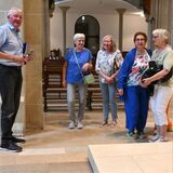 Felix Schürhoff mit Infos zur umgestalteten St. Lambertikirche